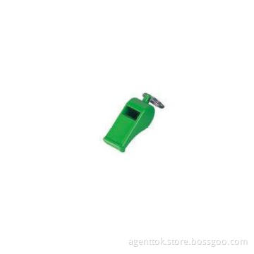 Green PP Platic Whistle Key ring, Promotional Keychains for